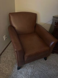 Leather Chair; Office, Bedroom, Living Area