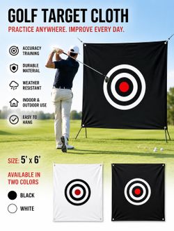 5’x6’ ft  Golf Target Cloth