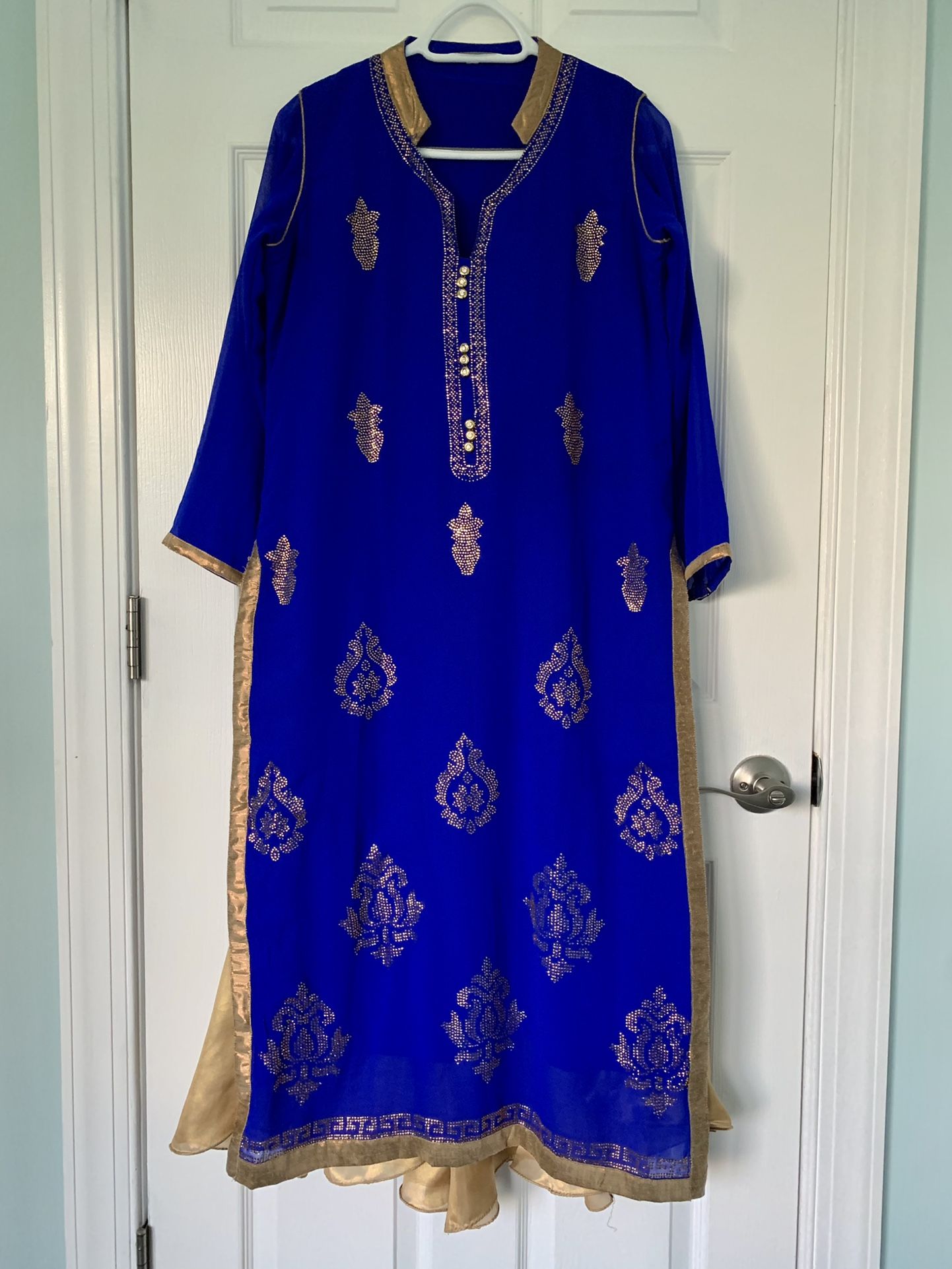 Royal Blue Dress (Indian Suit)