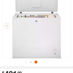 GE Manual Defrost Freezer 