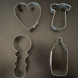 Baby Oriented Ruffled Metal Cookie Cutters