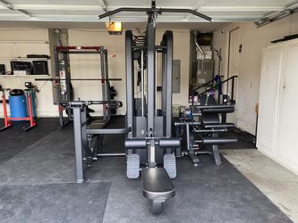 *GYm/Home GYm-5 Stack Megatron Compact Multi-Gym - Lat Pull, Low Row, Bench Press, Lat Pull, Leg Ext / Curl