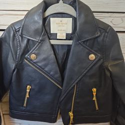 Girls Kate Spade Leather Jacket 