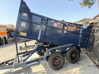 Dump Trailer Blue