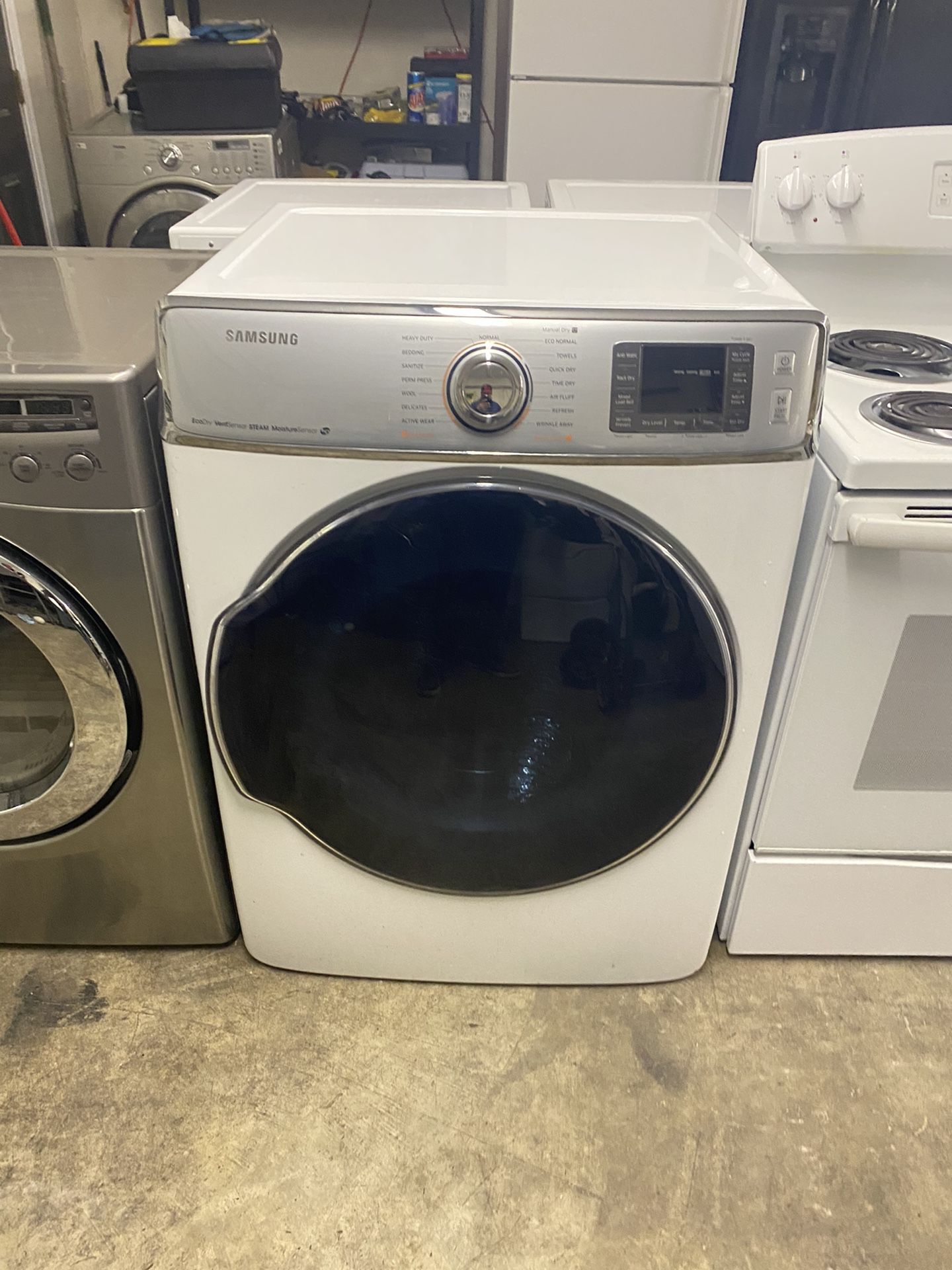 Samsung Electric Dryer Md# DV65H9100EW/A2