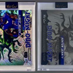 2024 Wild Card Alumination - Ashton Jeanty- Silver DinoMight Green Pterodactyl  (6/10)