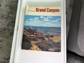 VINTAGE GRAND CANYON BOOK E.A. HEINIGER 1975 HARDCOVER PHOTO ALBUM ILLUSTRATED