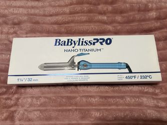 BaBylissPRO Nano Titanium Spring Curling Iron 1.25"