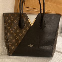 Preowned Authentic Louis Vuitton Kimono Handbag Monogram Canvas & Leather MM