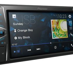 Pioneer DMH-100BT Double Din 6.2" Touchscreen Bluetooth Car Stereo, Android & iOS Compatible (New)