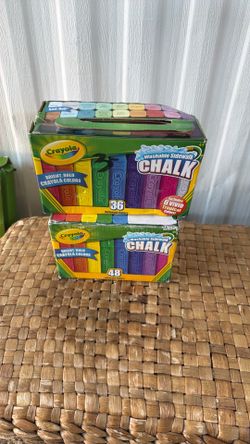 Crayola washable sidewalk chalk