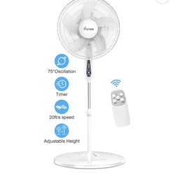 16" Pedestal Fan with Remote