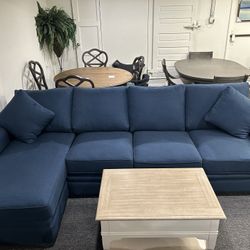 Furniture- 2 Pc Fabric Apartment Sectional