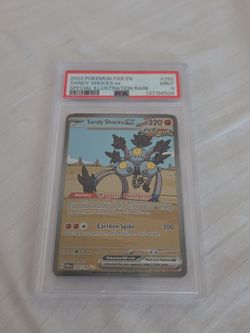 Sandy Shocks ex PSA 9 Special Illustration Rare