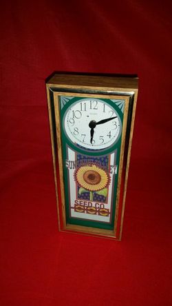 Vintage Sunshine Valley Seed Co. Clock