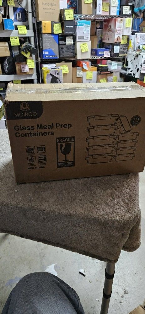 10-Pack] Glass Meal Prep Containers with Lids-MCIRCO