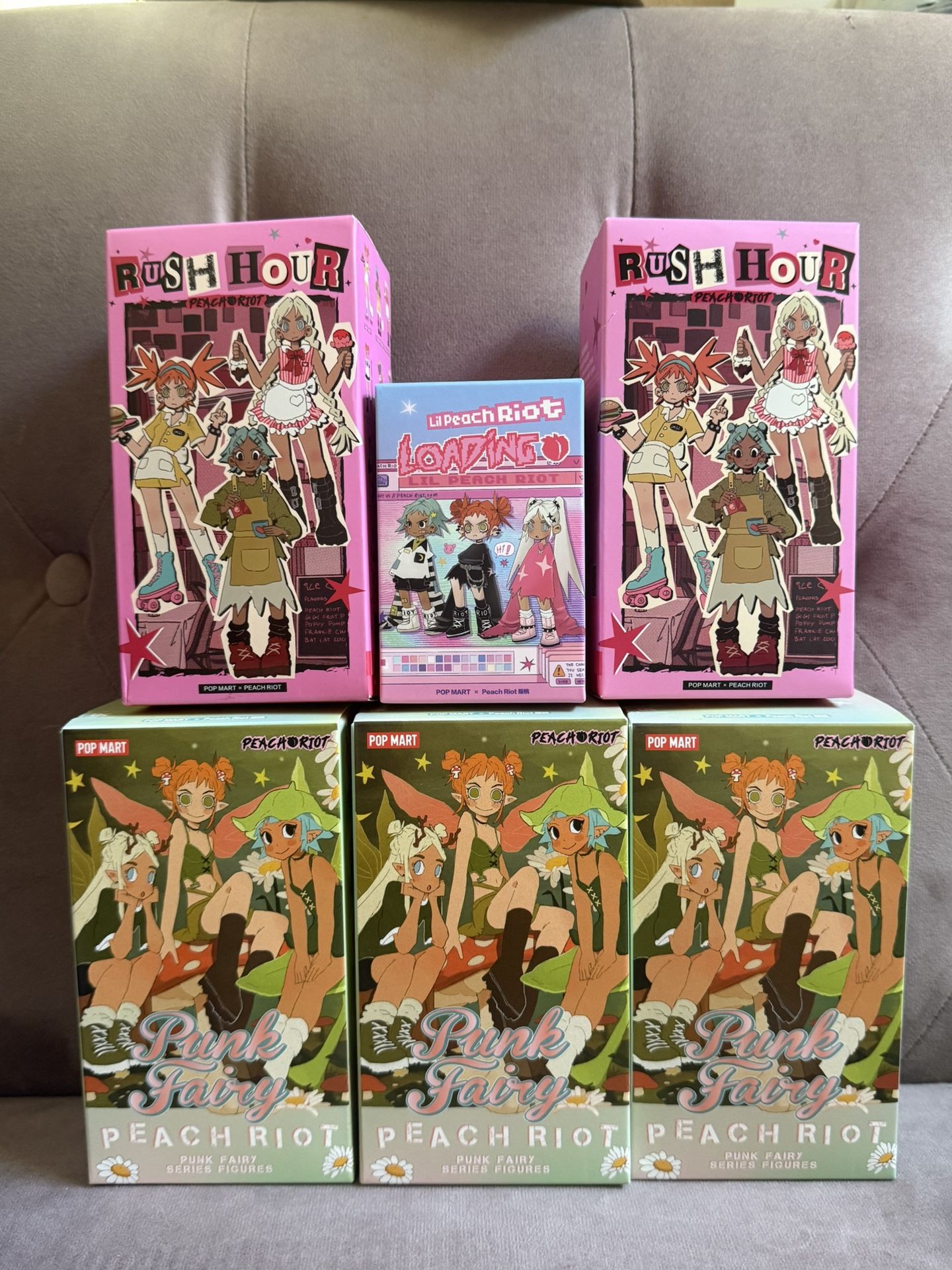 UFS/UFT Peach Riot- Rush Hour, Loading, Punk Fairy Series