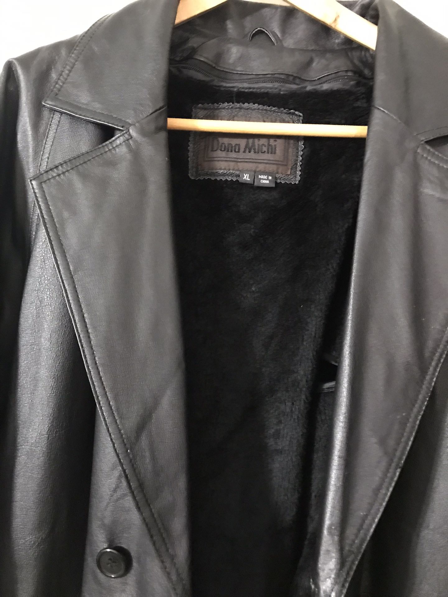 Dona Michi Leather coat