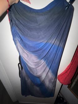 Tie-Dye Wrap Midi Skirt 2xl