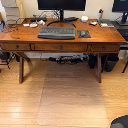 3 Drawer Wooden Desk
