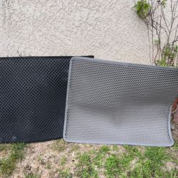 Two Cat Litter Mats