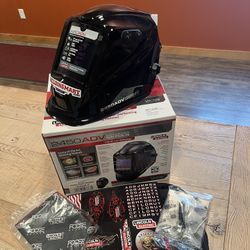 Lincoln VIKING 2450 ADV Series Black Auto-Darkening Welding Helmet