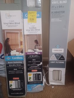 1 Inch Cordless Viny Blind