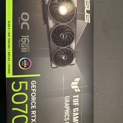 ASUS RTX 5070 Ti OC