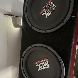 Subwoofers, Box, And Amp