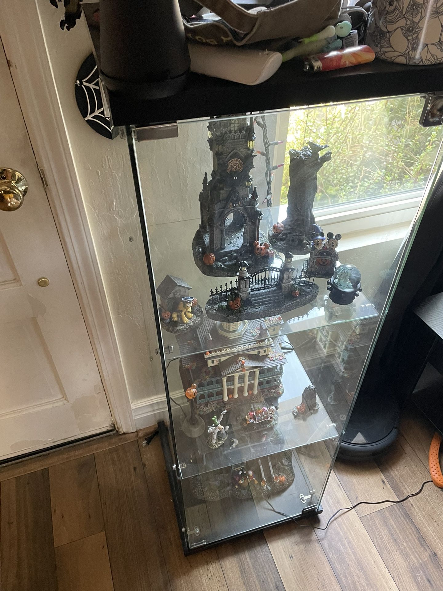Two Glass Display Cases