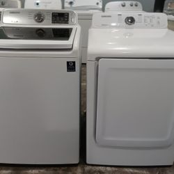 Samsung SET Washer And Dryer Electric 