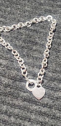 Tiffany silver choker chain