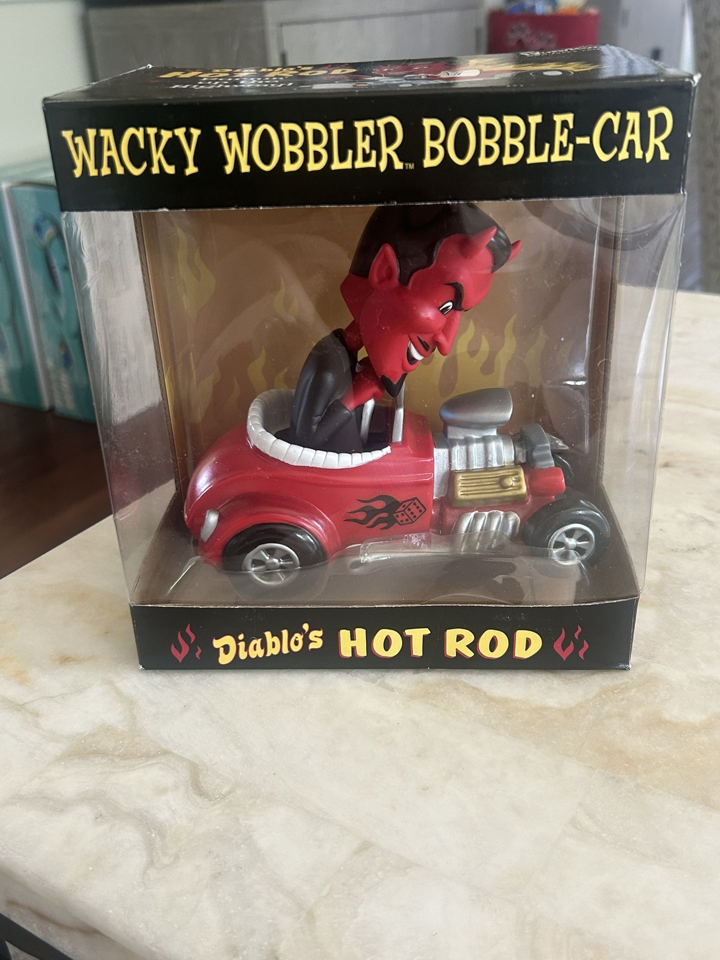 The Devil Hot Rod PVC Bobble-Head Funko Wacky Wobbler