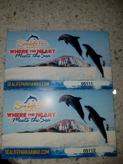 Sea Life Park Hawaii General admission 2tix