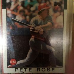Pete Rose Baseball Card