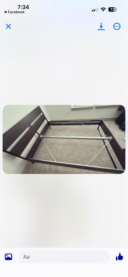 Queens bed & frame-IKEA