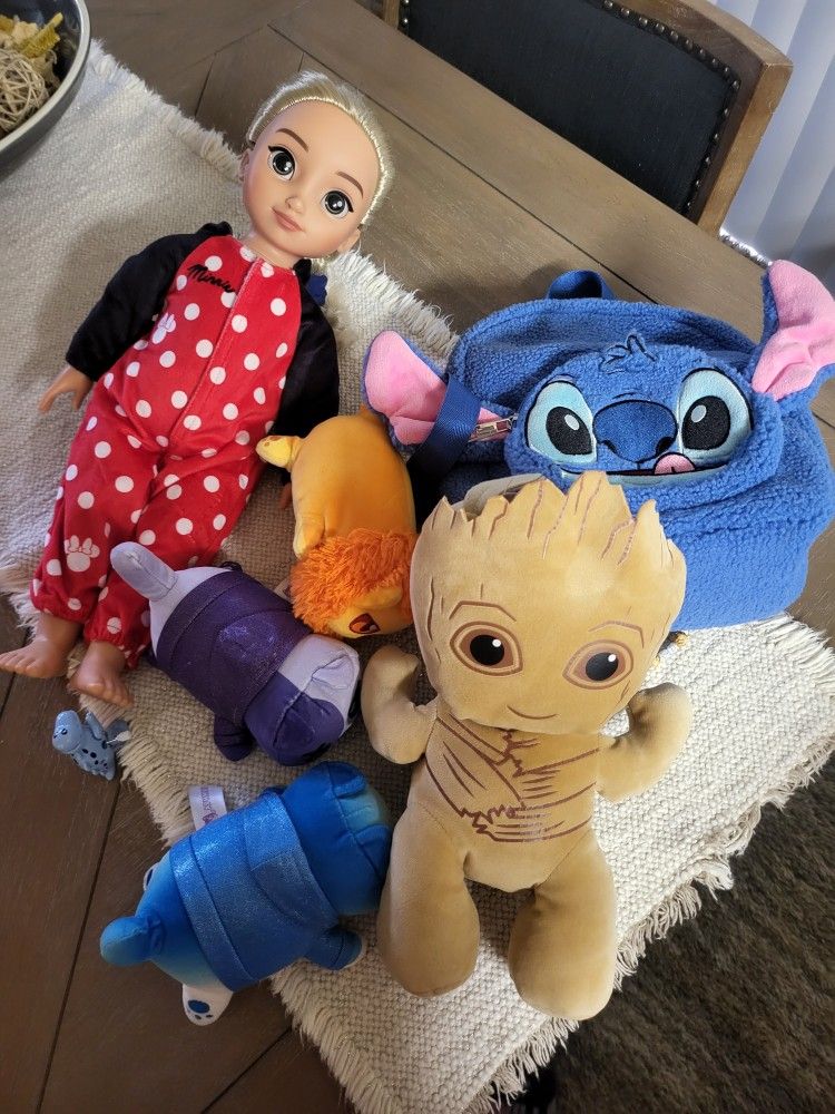 Girl Doll, Backpack, Toys