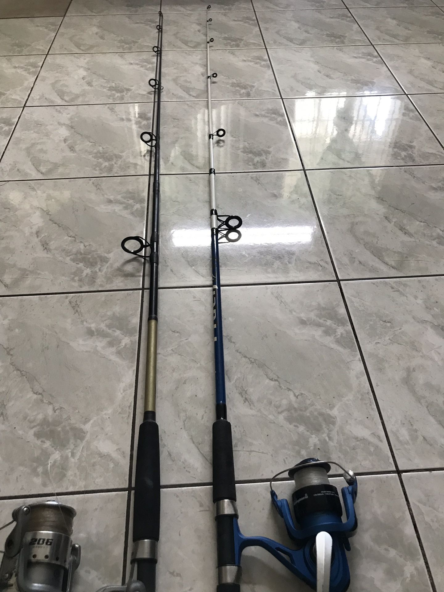 2 pier fishing rods $40 take them both