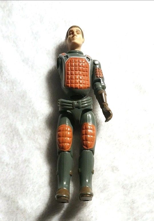 GI Joe Vintage 1982 FLASH Action Figure 3.75 STRAIGHT ARM Parts Repair FAIR
