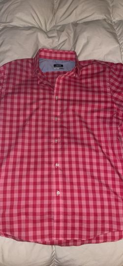 Exclusive Pink Plaid Long Sleeve Shirt