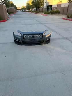 (READ DESCRIPTION) 2015 Infiniti Q50 BASE Bumper HAGANE BLUE (RBP)