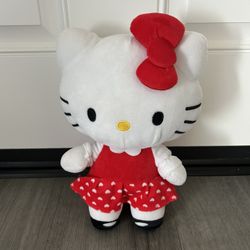 Fiesta Sanrio Hello Kitty Plush - Heart Dress Stuffed Toy