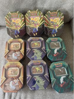Pokemon Sealed Tin Lot