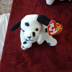 Ty Beanie Baby Dotty The Dalmation