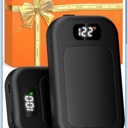 Brand New, Rechargeable Hand Warmers 2-Pack – Fast Heat, LED Temp Display