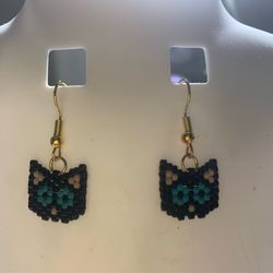 Cats Earrings $8