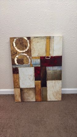 Abstract Canvas Wall Art – Earth Tones