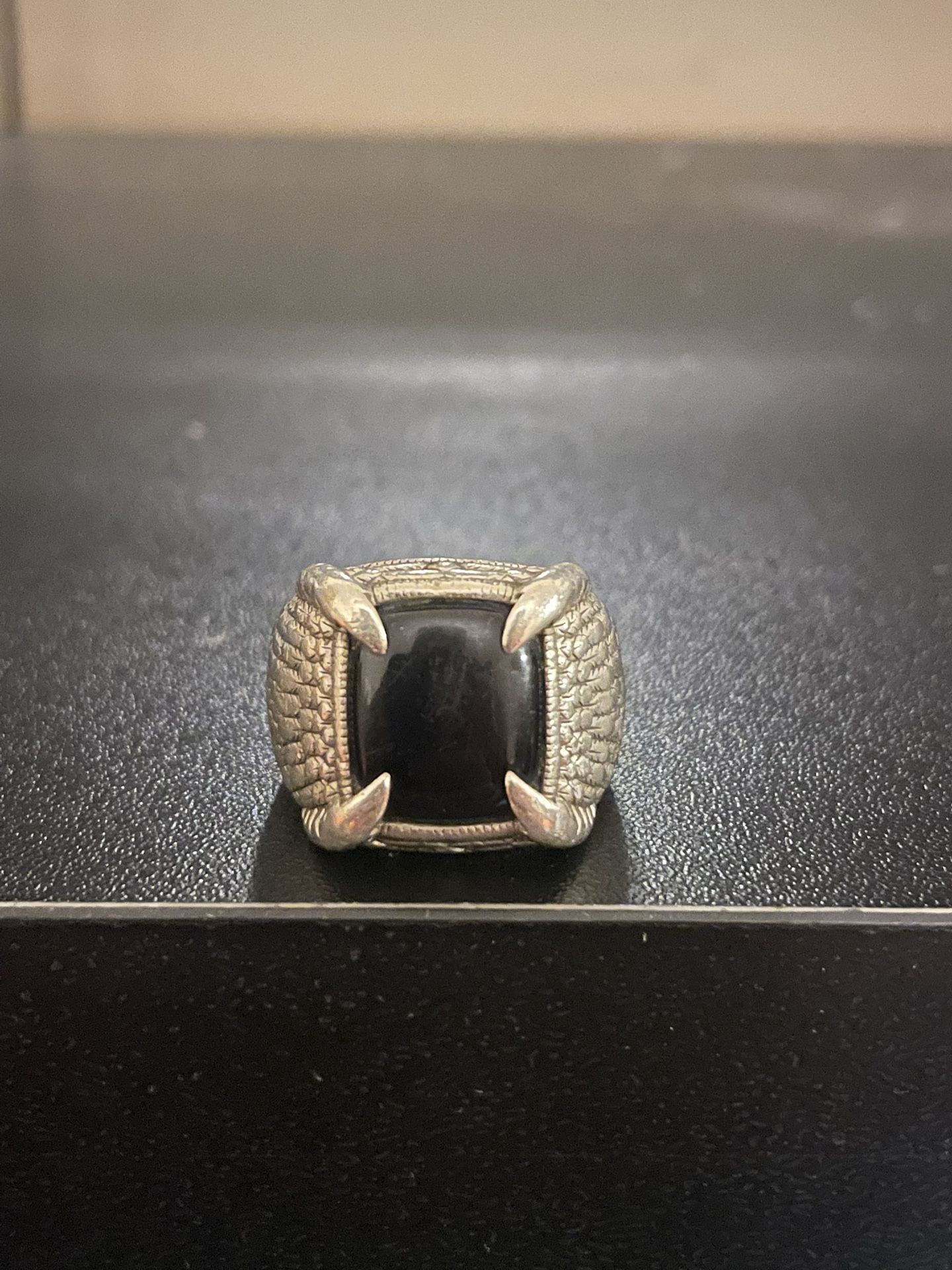 Vintage Effy Sterling Silver Black Onyx Ring