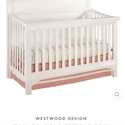 Taylor Convertible Crib Westwood Design & Lullaby Earth Mattress