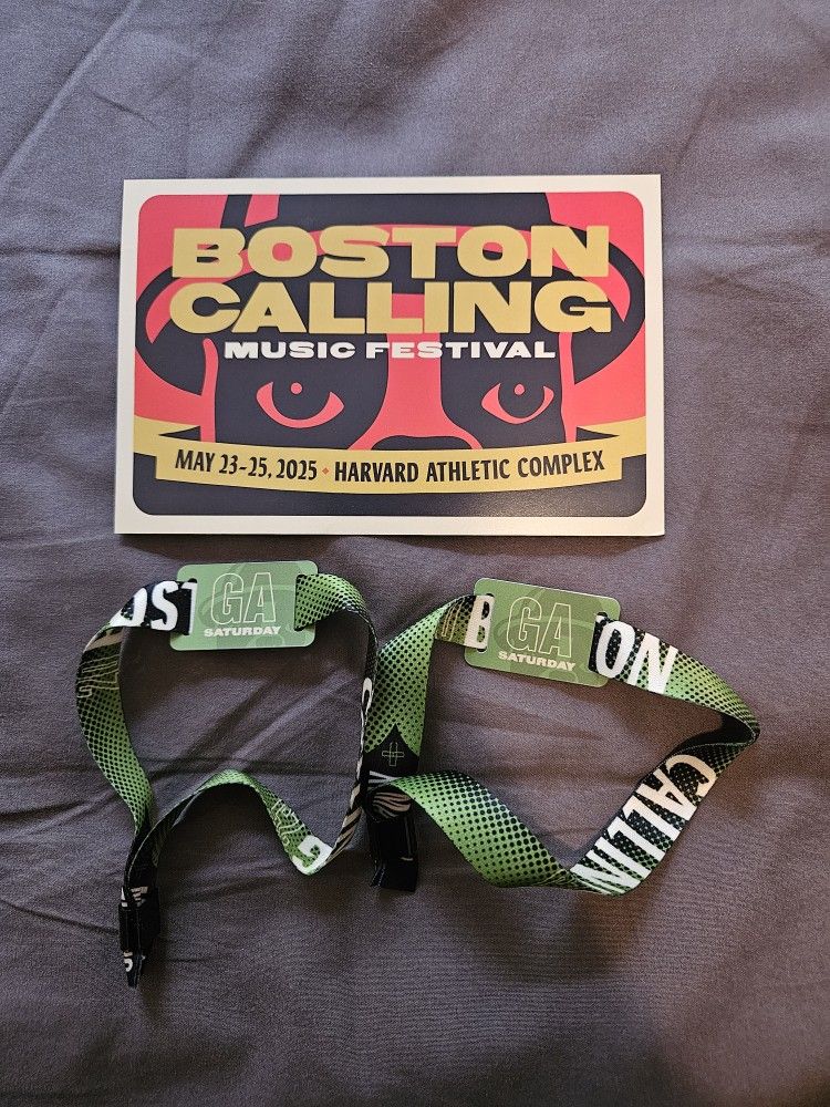 2 Boston Calling Tickets
